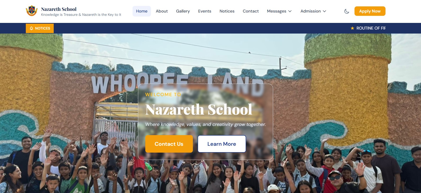 Nazareth School Website